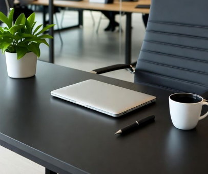 A modern commercial office interior
